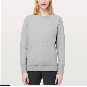Lululemon Grey Scuba Crew Pullover / size 4